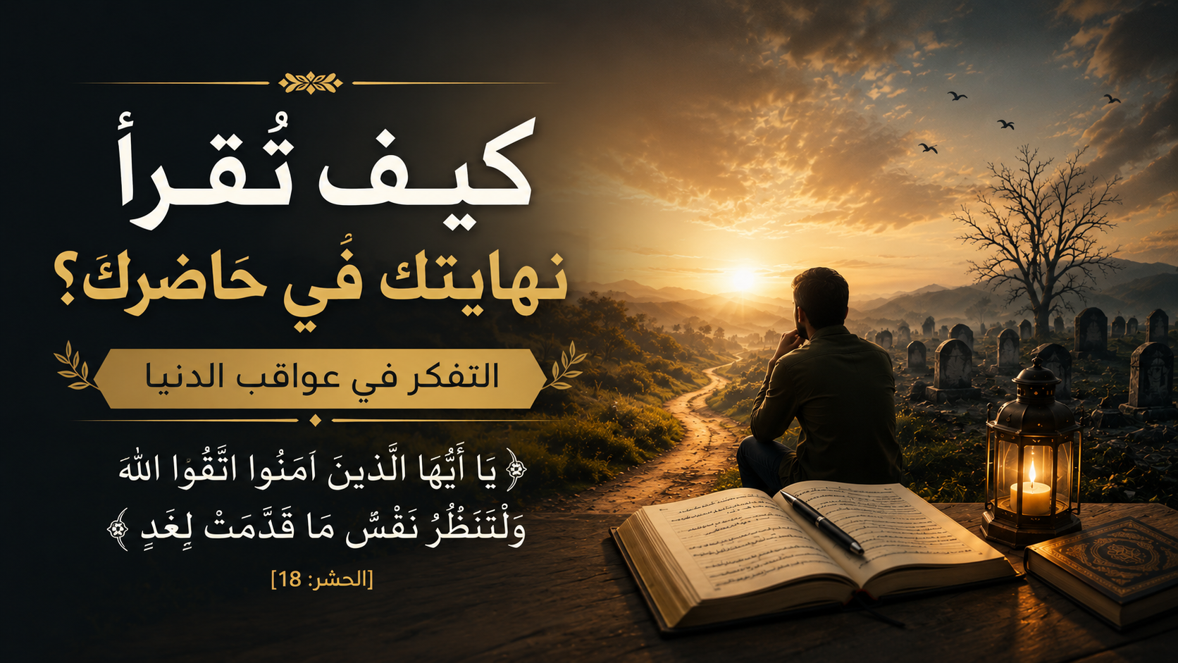 كيف تقرأ نهايتك في حاضرك ؟